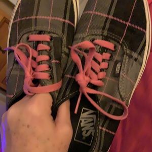 Vans Pink Plaid